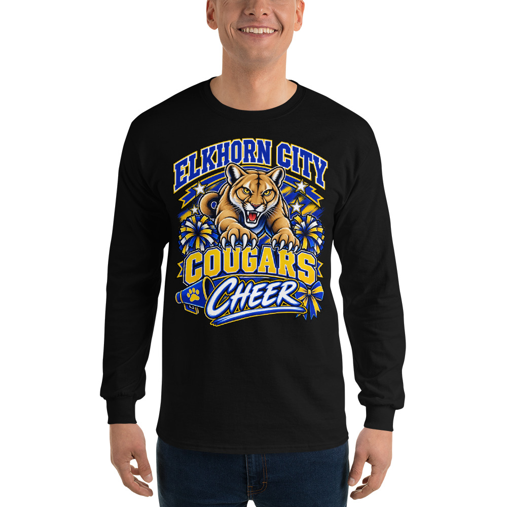 Elkhorn City Cougars Cheer Adult Long Sleeve | 26-001-STD