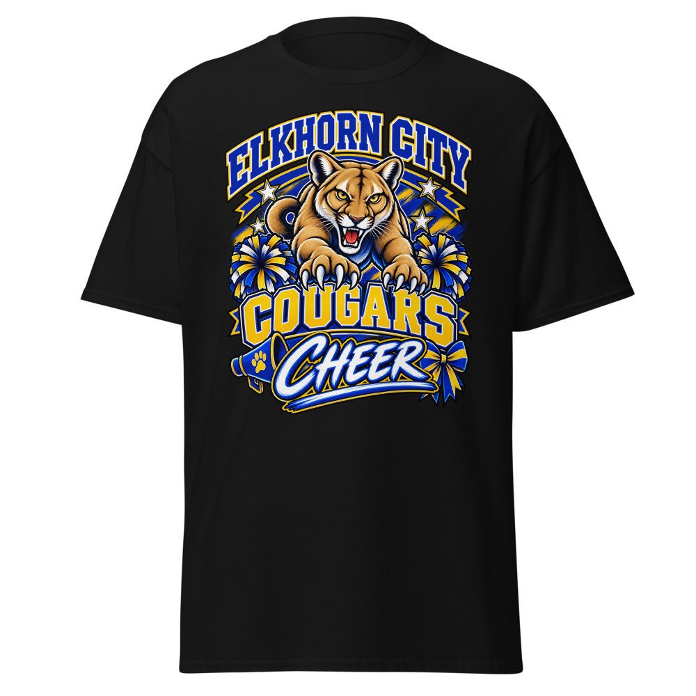 Elkhorn City Cougars Cheer Adult Shirt | 26-001-STD