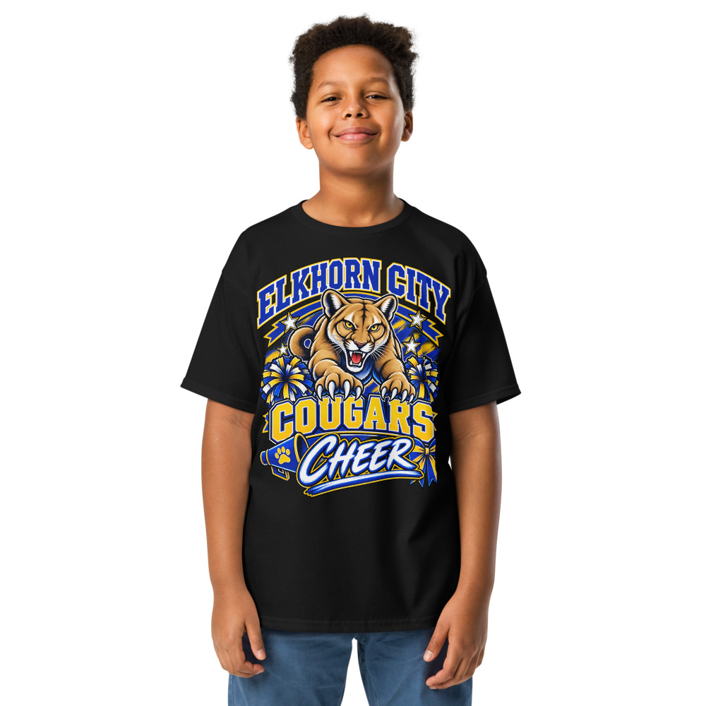 Elkhorn City Cougars Cheer Youth Shirt | 26-001-STD