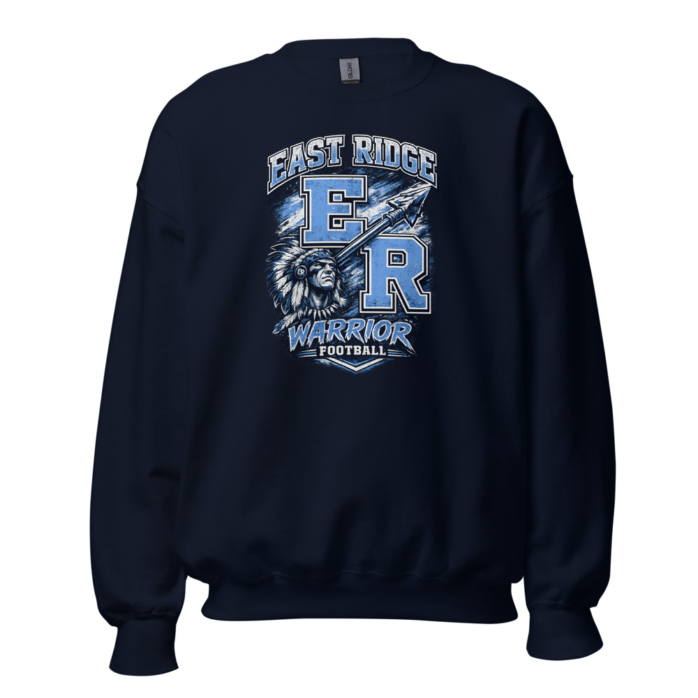 East Ridge Warriors Football Adult Crew Neck | 26-002-STD