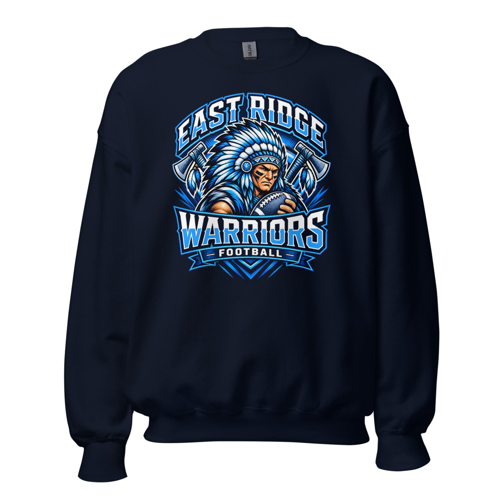 East Ridge Warriors Football Adult Crew Neck | 26-003-STD