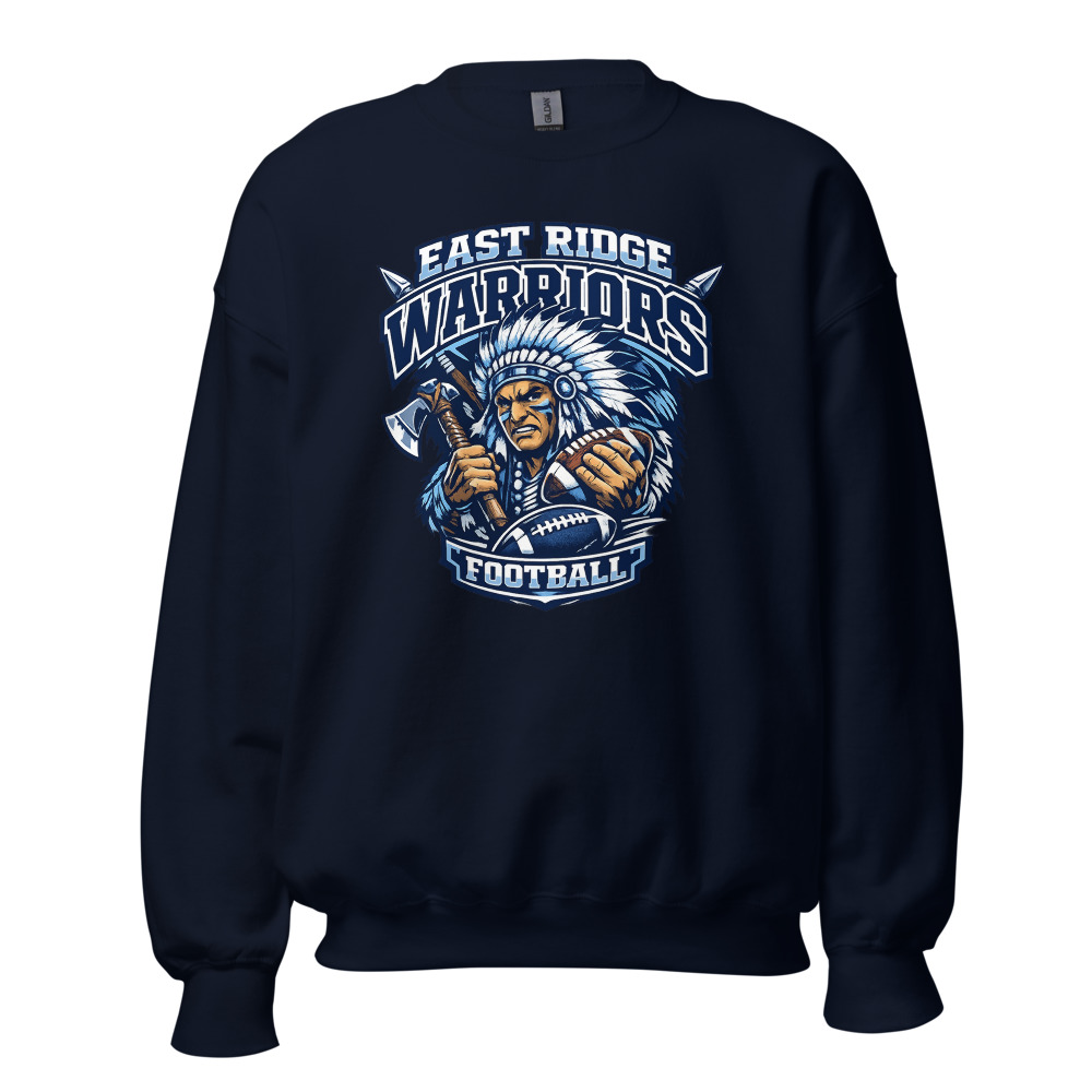 East Ridge Warriors Football Adult Crew Neck | 26-004-STD