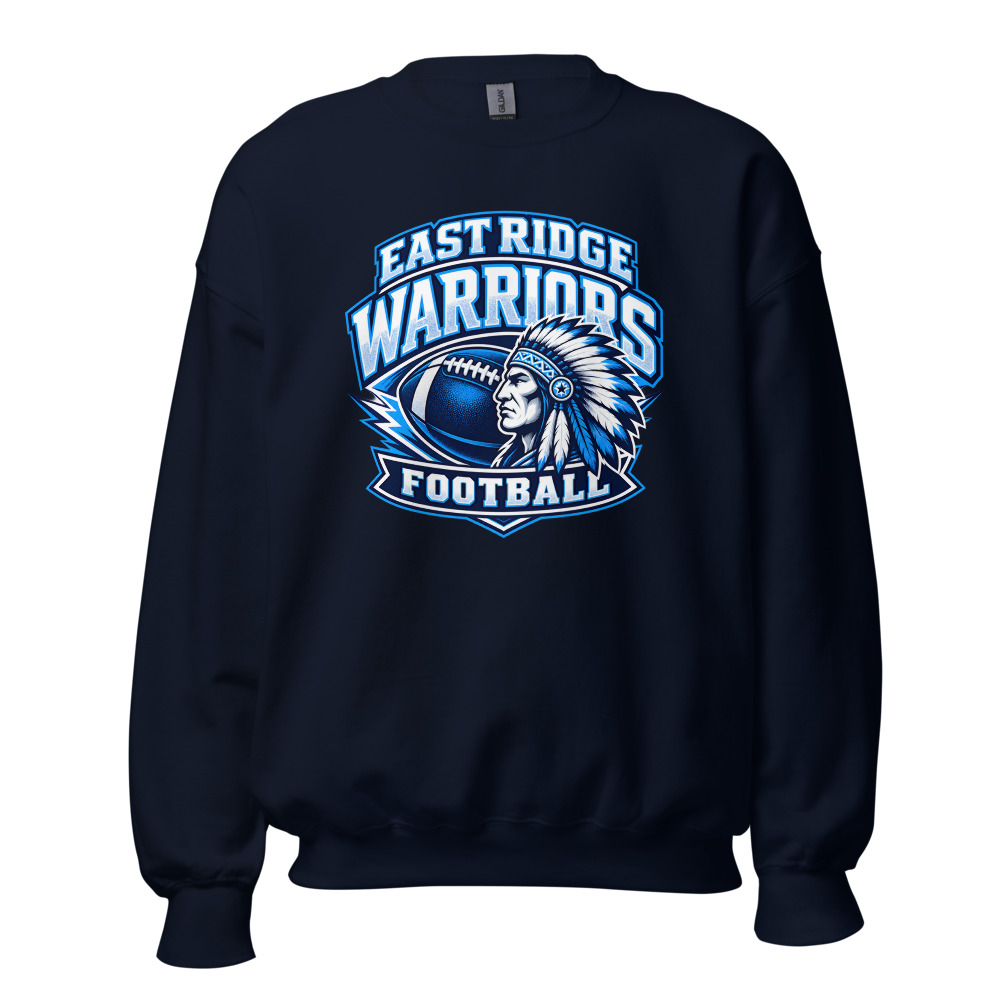 East Ridge Warriors Football Adult Crew Neck | 26-005-STD