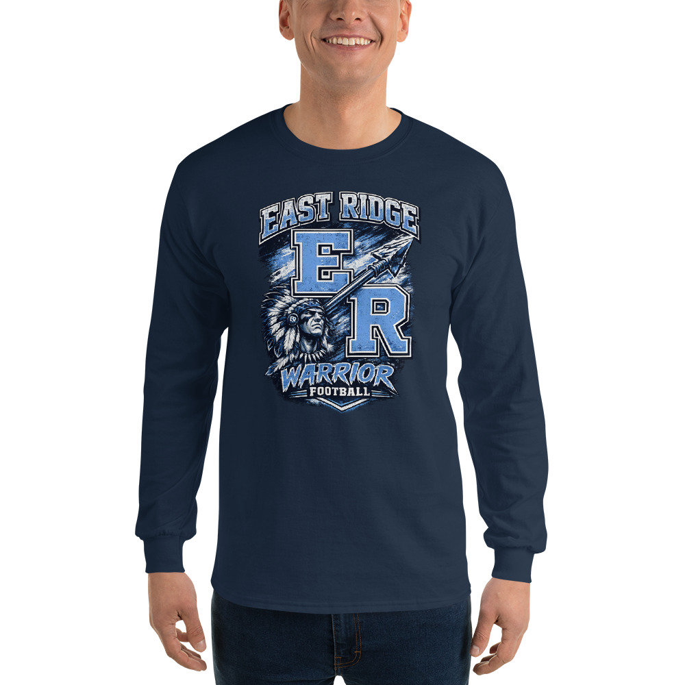 East Ridge Warriors Football Adult Long Sleeve | 26-002-STD
