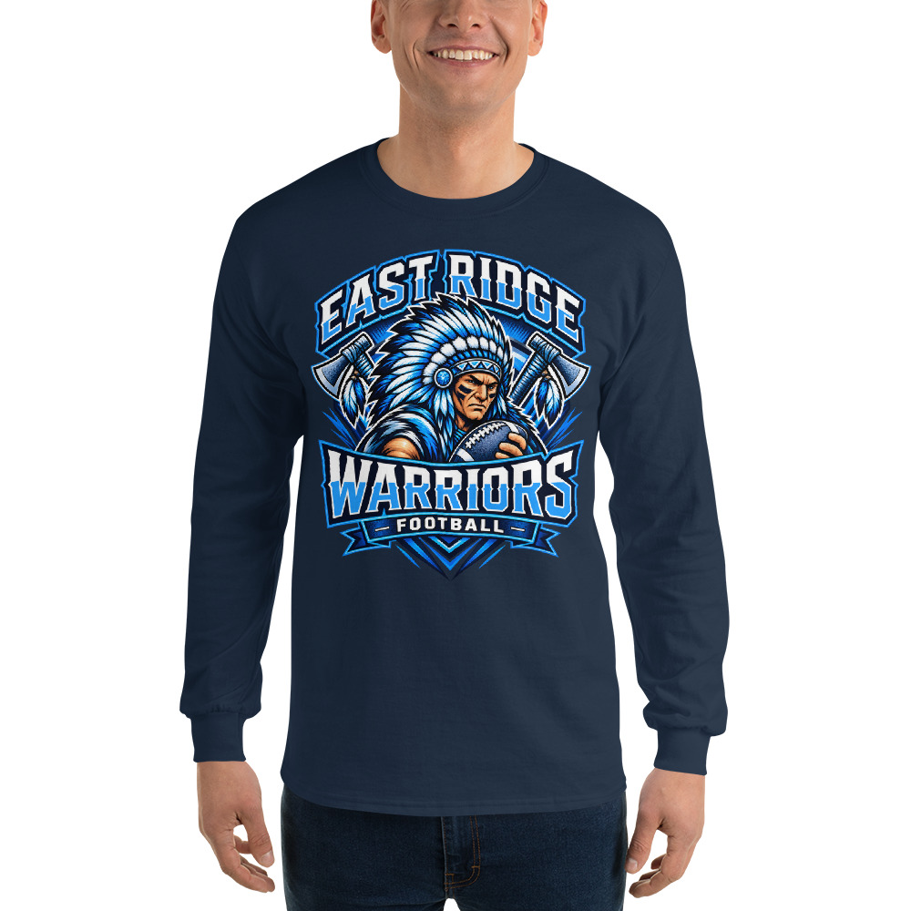 East Ridge Warriors Football Adult Long Sleeve | 26-003-STD