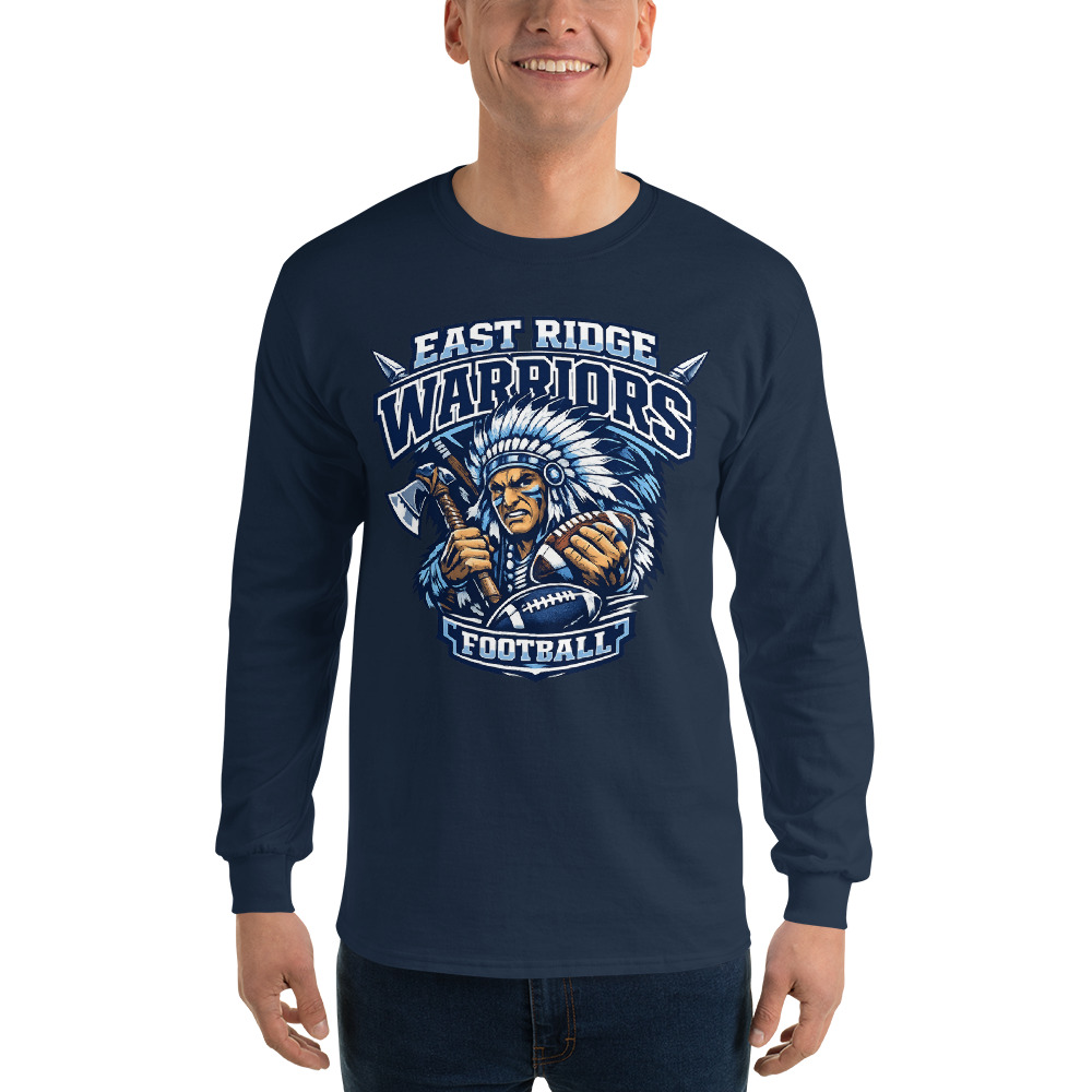 East Ridge Warriors Football Adult Long Sleeve | 26-004-STD