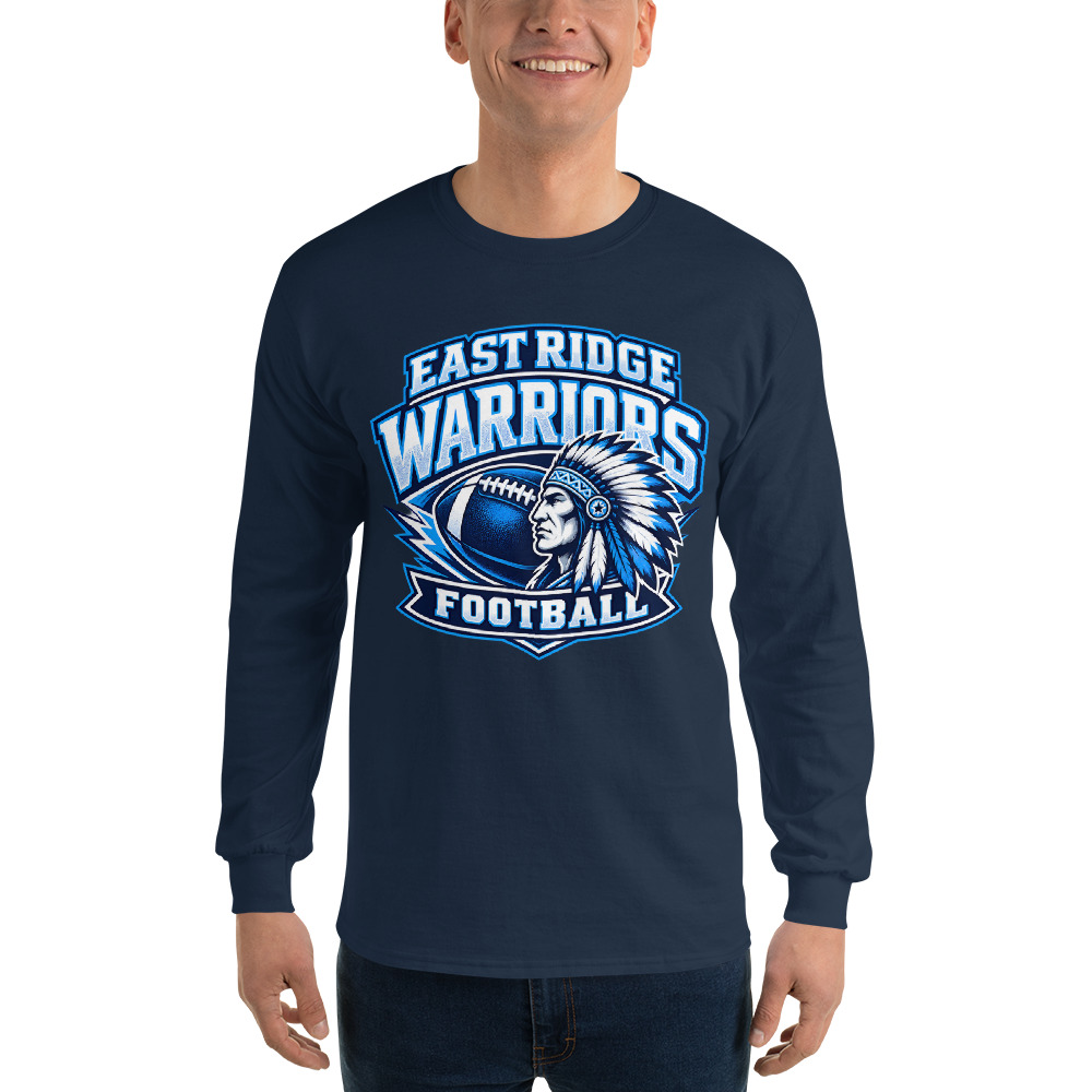 East Ridge Warriors Football Adult Long Sleeve | 26-005-STD