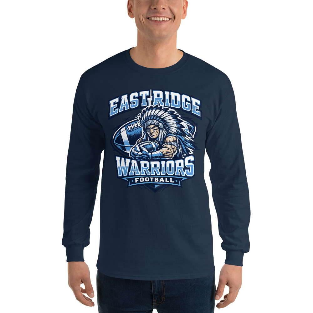 East Ridge Warriors Football Adult Long Sleeve | 26-006-STD