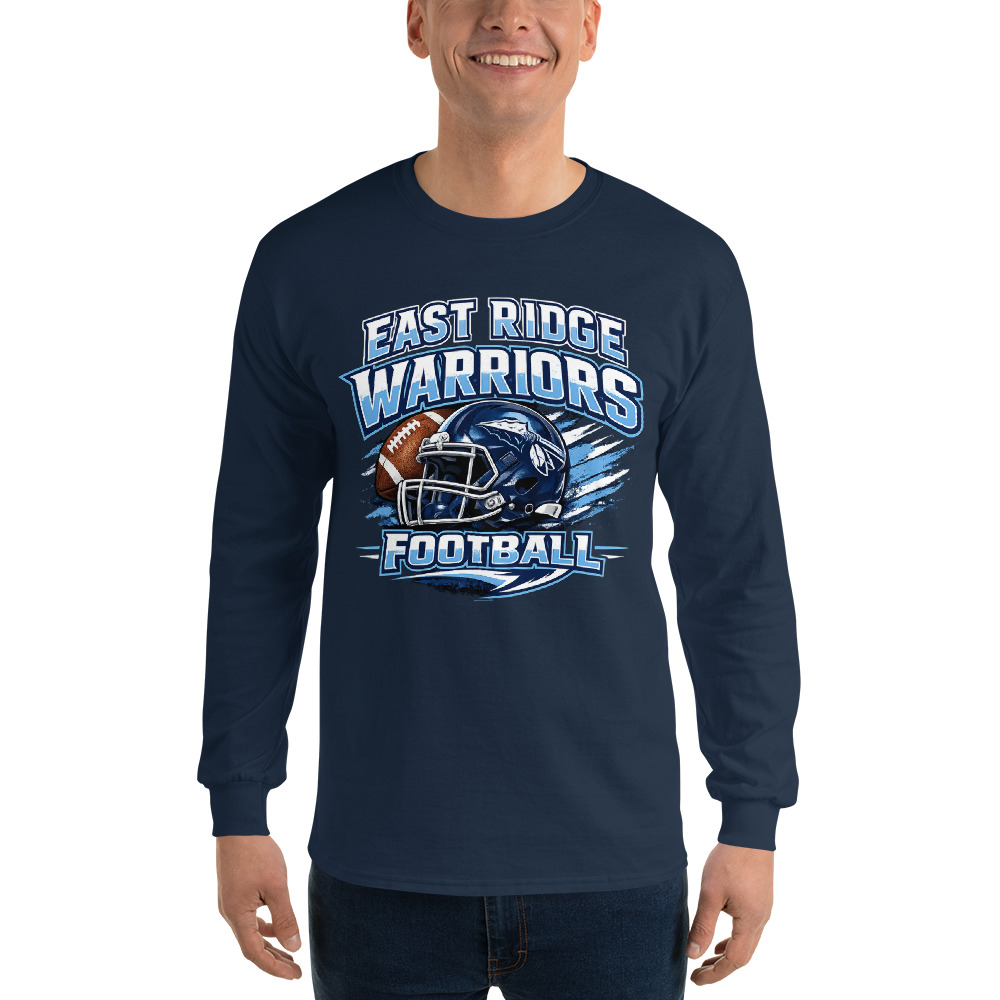 East Ridge Warriors Football Adult Long Sleeve | 26-007-STD