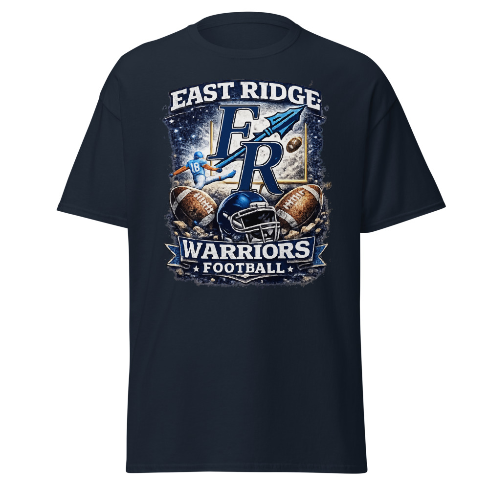 East Ridge Warriors Football Adult Shirt | 26-001-STD