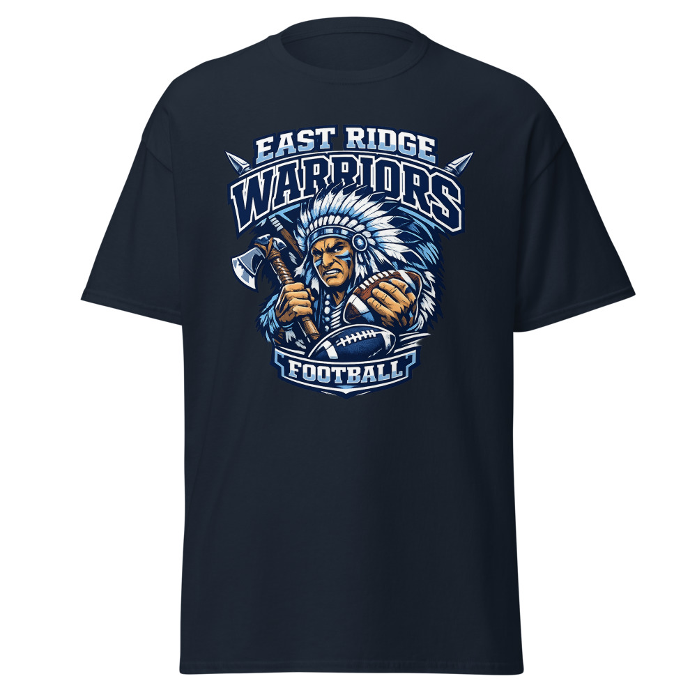 East Ridge Warriors Football Adult Shirt | 26-004-STD