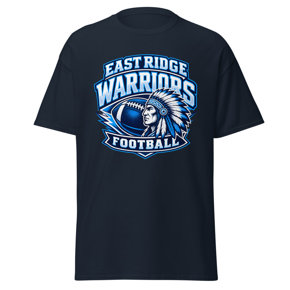 East Ridge Warriors Football Adult Shirt | 26-005-STD