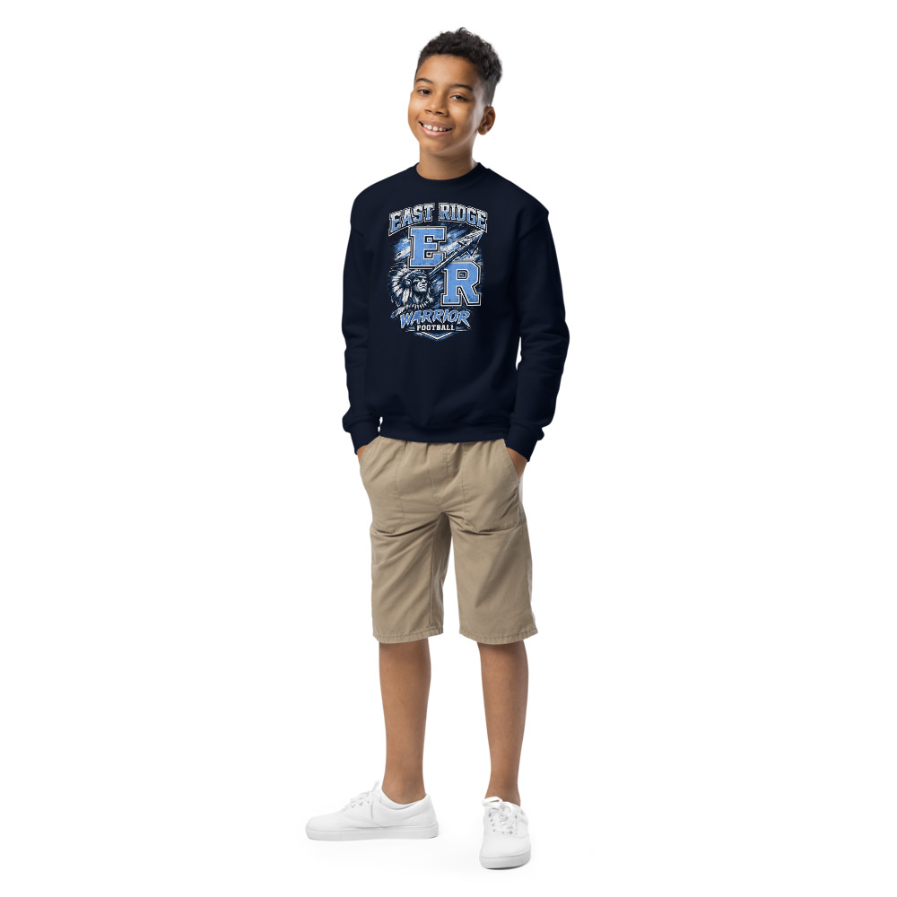 East Ridge Warriors Football Youth Crew Neck | 26-002-STD