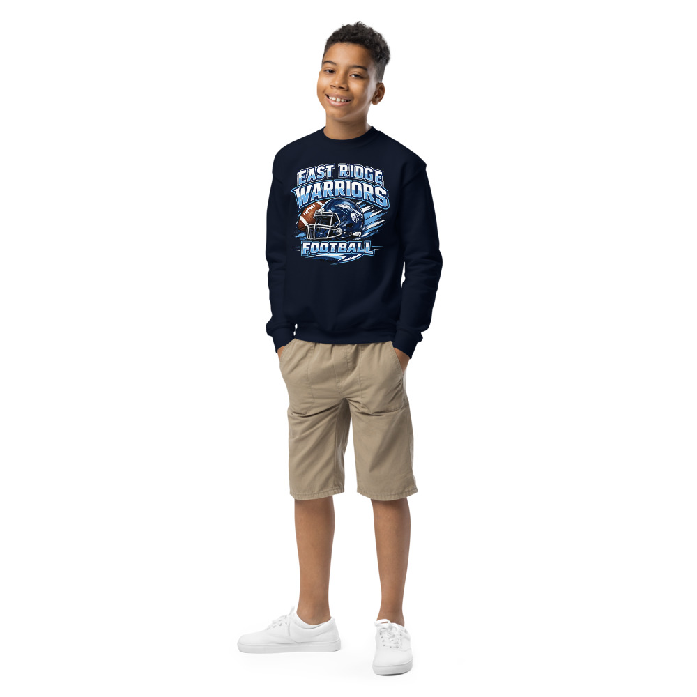 East Ridge Warriors Football Youth Crew Neck | 26-007-STD