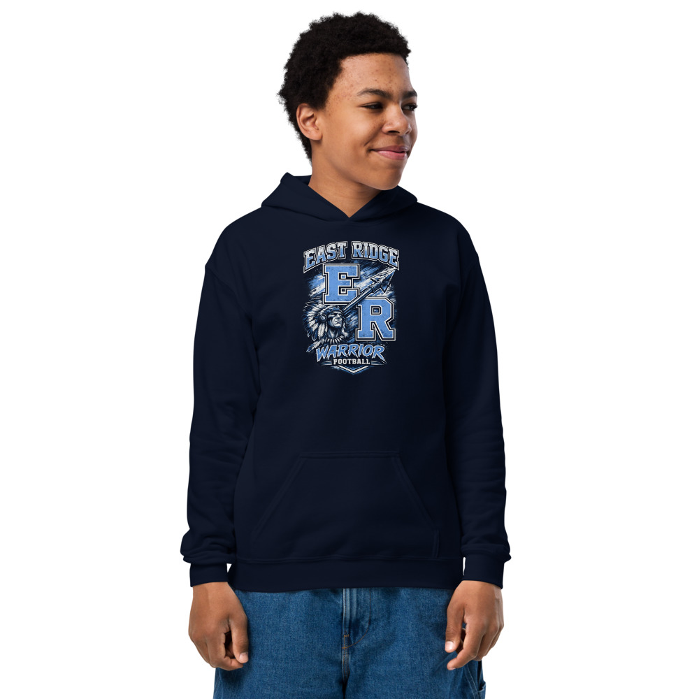 East Ridge Warriors Football Youth Hoodie | 26-002-STD