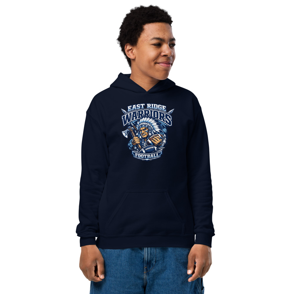 East Ridge Warriors Football Youth Hoodie | 26-004-STD