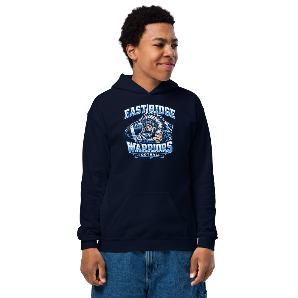 East Ridge Warriors Football Youth Hoodie | 26-006-STD