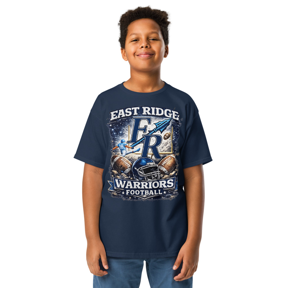 East Ridge Warriors Football Youth Shirt | 26-001-STD