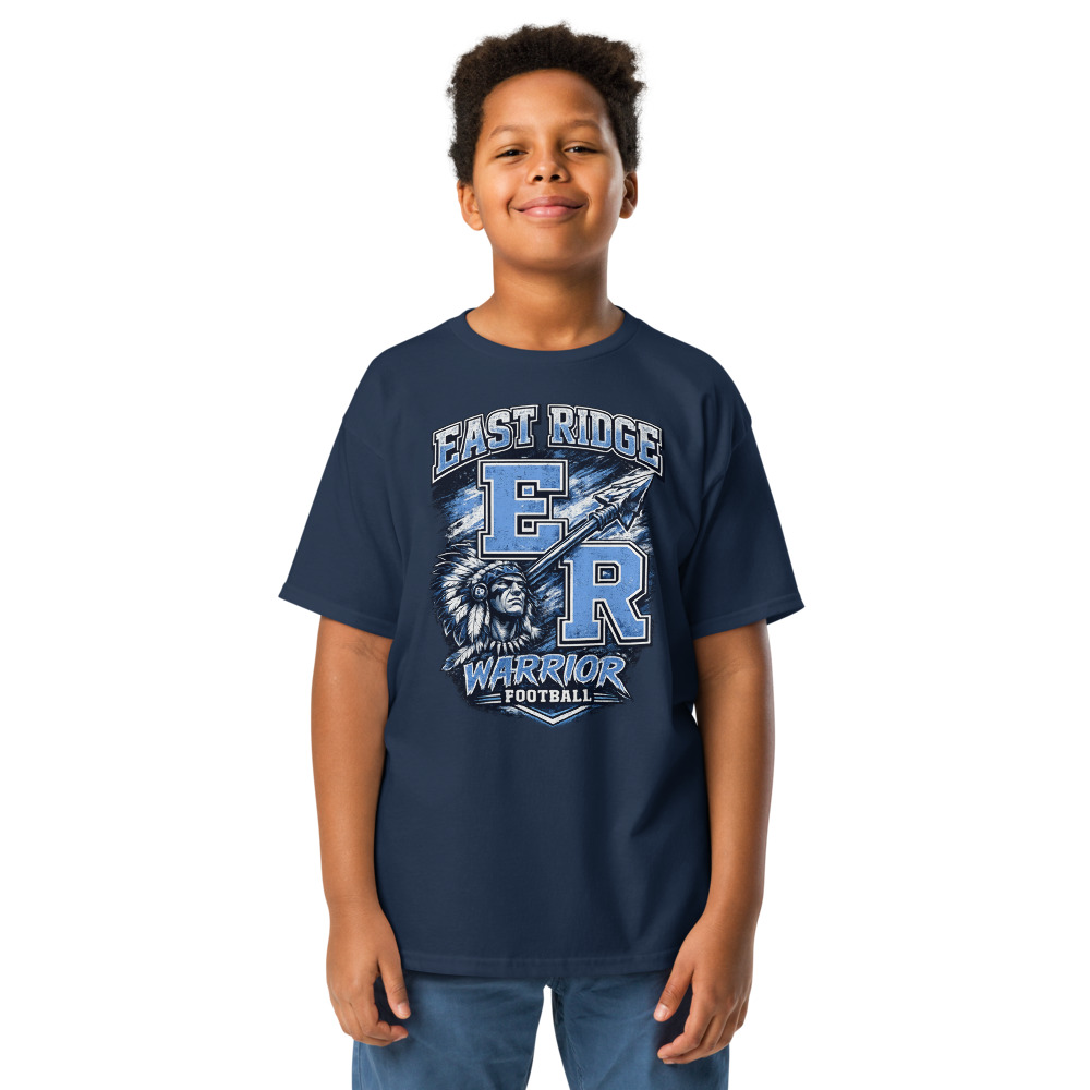 East Ridge Warriors Football Youth Shirt | 26-002-STD