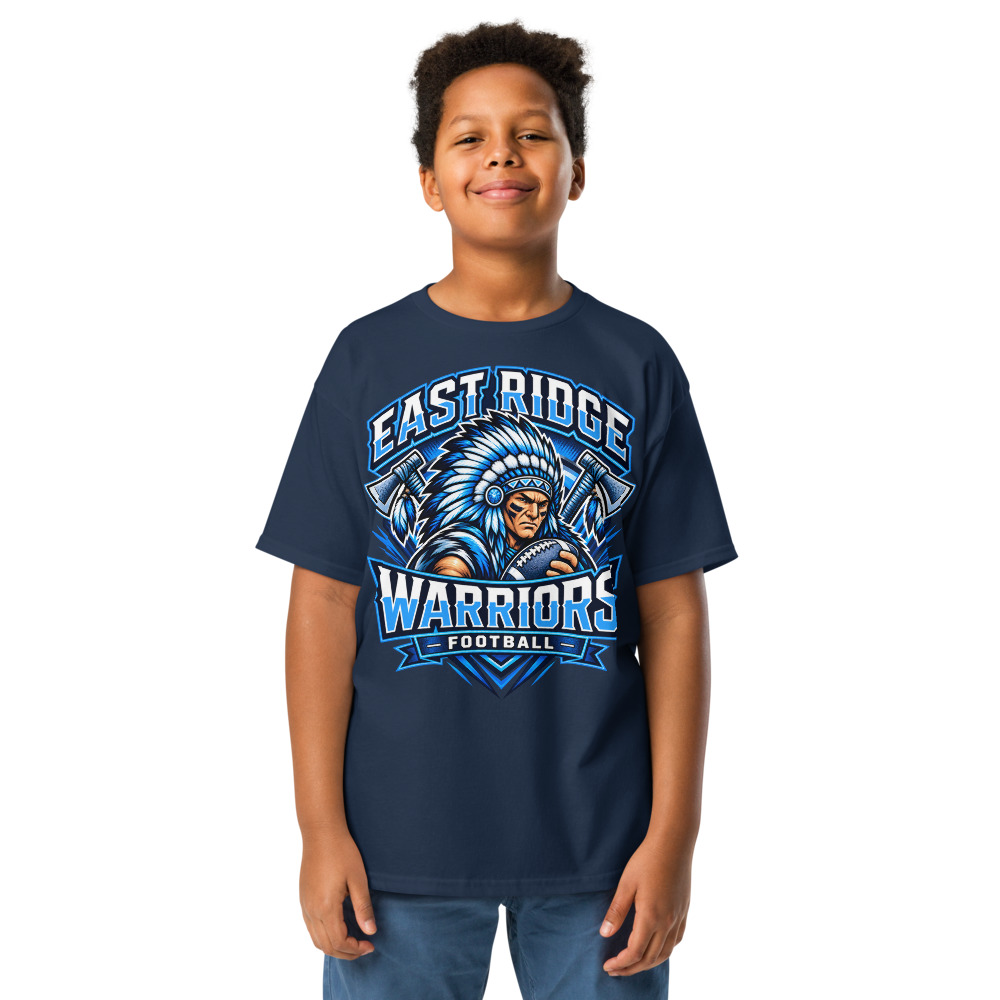 East Ridge Warriors Football Youth Shirt | 26-003-STD