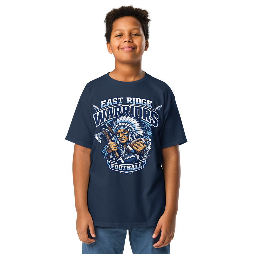 East Ridge Warriors Football Youth Shirt | 26-004-STD