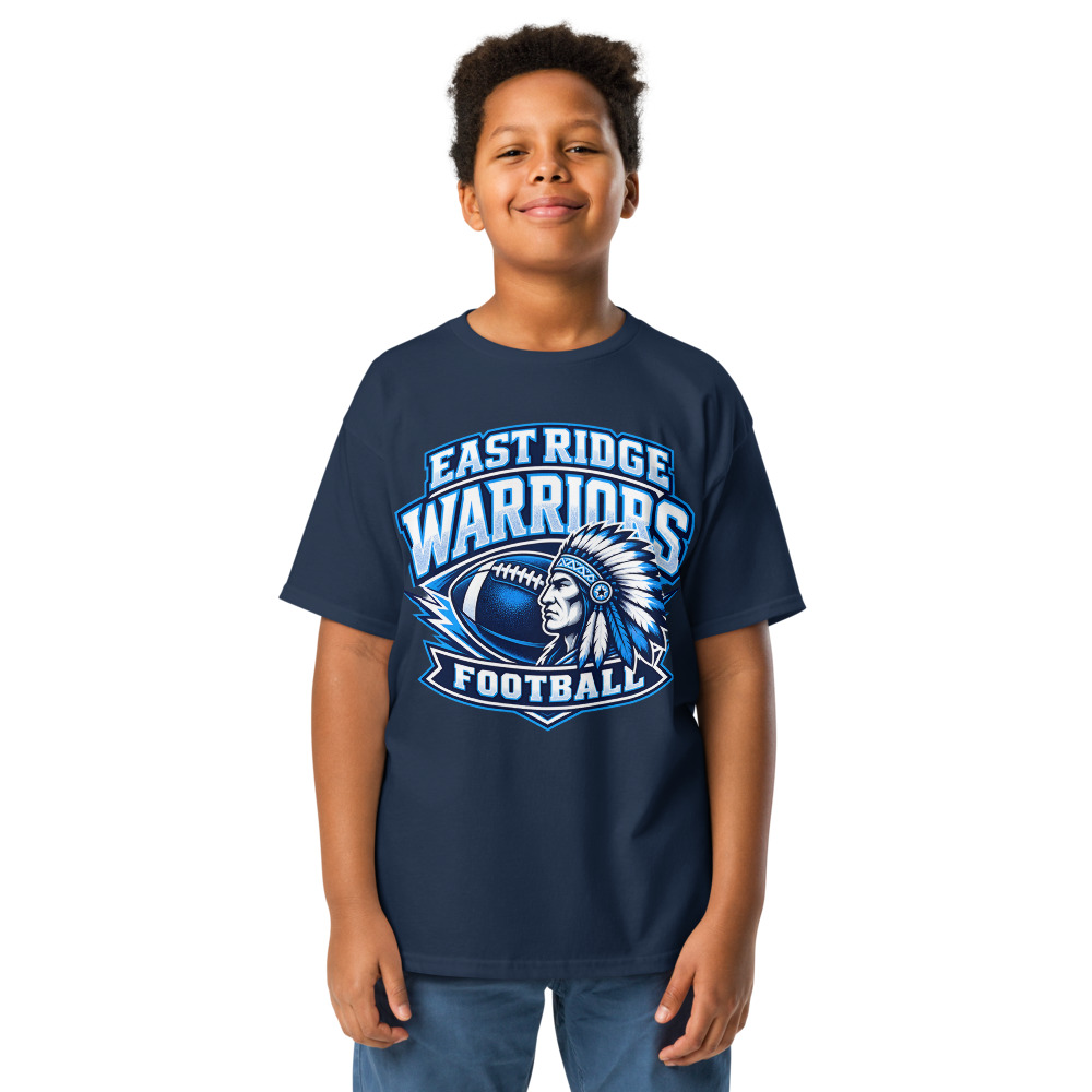 East Ridge Warriors Football Youth Shirt | 26-005-STD