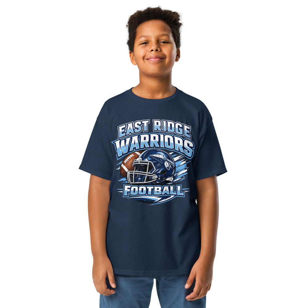 East Ridge Warriors Football Youth Shirt | 26-007-STD